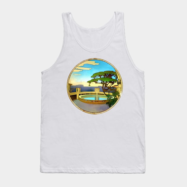 Parnassus Round Open Roof Terrace Tank Top by entwithanaxe